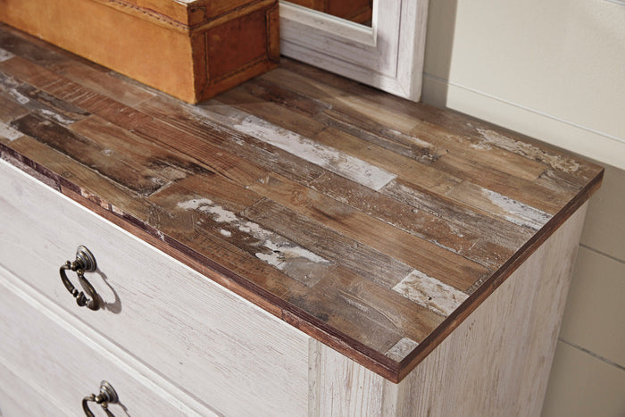 CRESTHILL Youth 54" Wide Dresser & Mirror