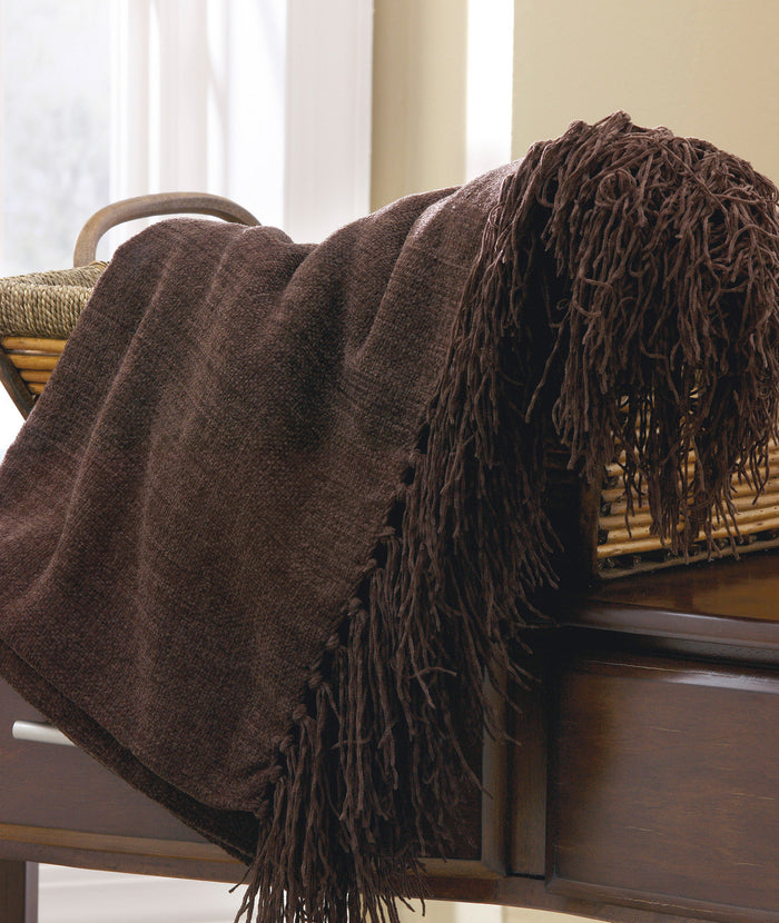 Delia Brown Decorative Throw