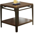 Delta Brown Two-Tone End Table