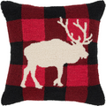 Designer Moose Throw Pillow