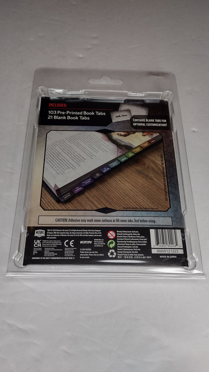 Dungeons and Dragons: Bigby Presents: Glory of The Giants Book Tabs