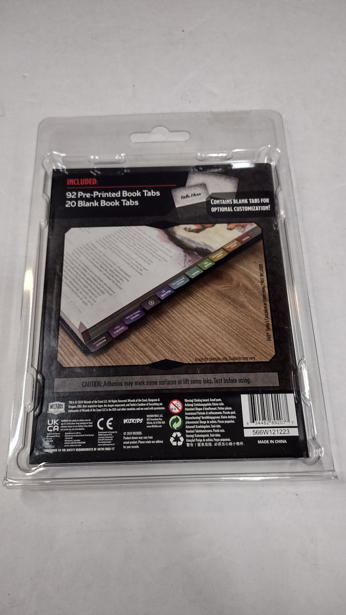 Dungeons and Dragons: Tasha's Cauldron of Everything Book Tabs