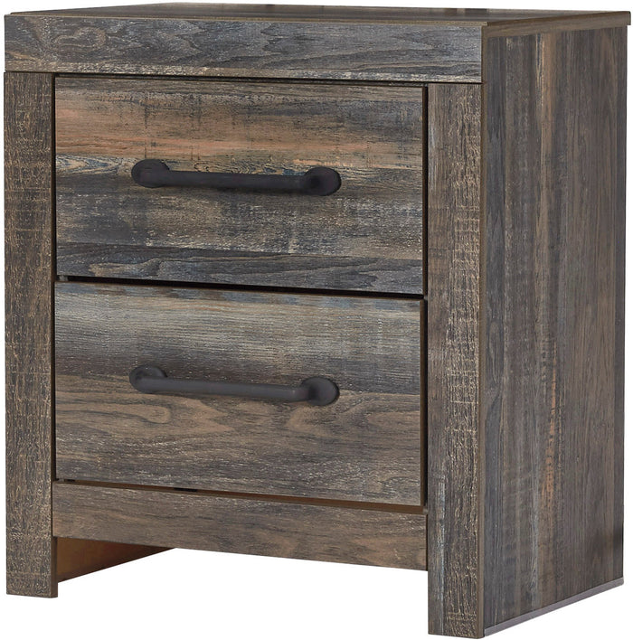 EMEK Brown 22" Wide x 24" Height Night Stand with USB connection