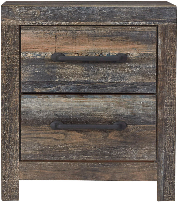 EMEK Brown 22" Wide x 24" Height Night Stand with USB connection