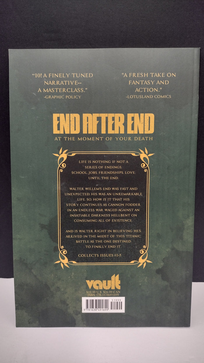 End After End Vol. 1: At the Moment of Your Death by Tim Daniel and David Andry – Trade Paperback