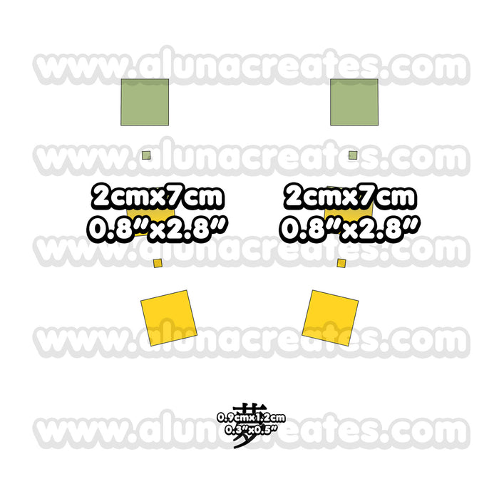 Enmu - Demon Slayer | Temporary Tattoos | FULL SET - AlunaCreates