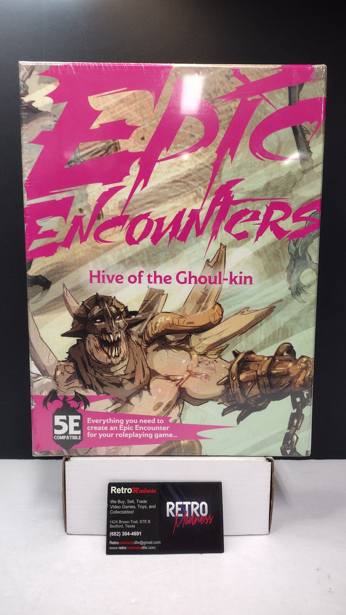 Epic Encounters Hive of the Ghoul-Kin Minis 5E Adventure Book 2021 - New Sealed
