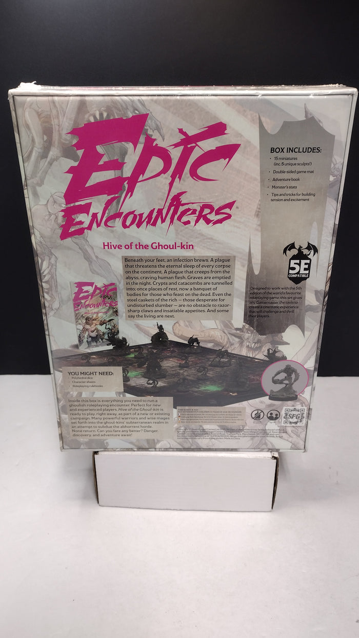 Epic Encounters Hive of the Ghoul-Kin Minis 5E Adventure Book 2021 - New Sealed