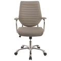 ESMOND 26" Wide Taupe Desk Chair