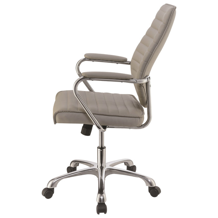 ESMOND 26" Wide Taupe Desk Chair