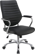 ESMOND Black 26" Wide Desk Chair
