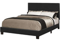 EVAN Black Faux Leather 46" Height Bed