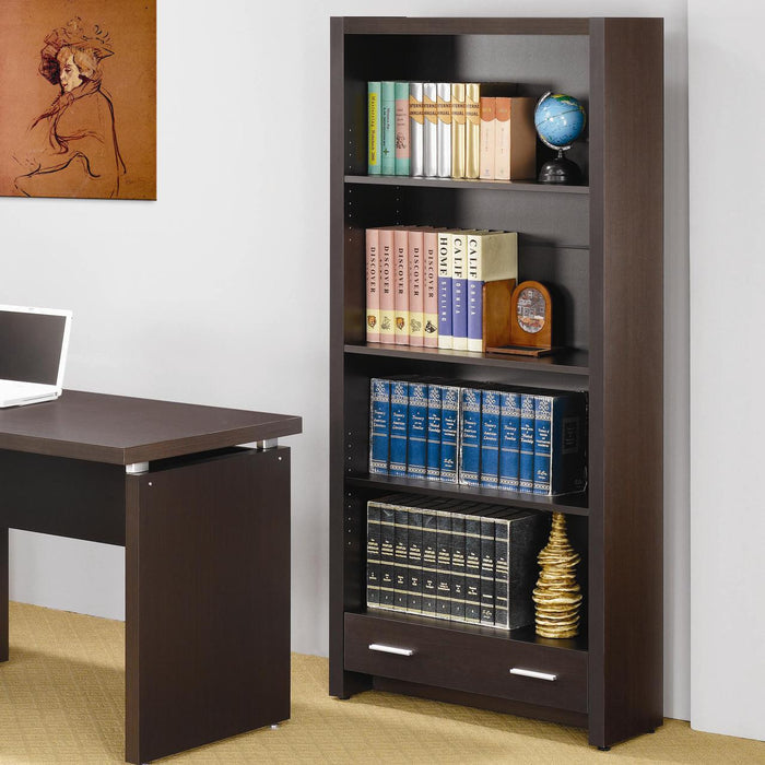 FINA Cappuccino 32" Wide Bookcase
