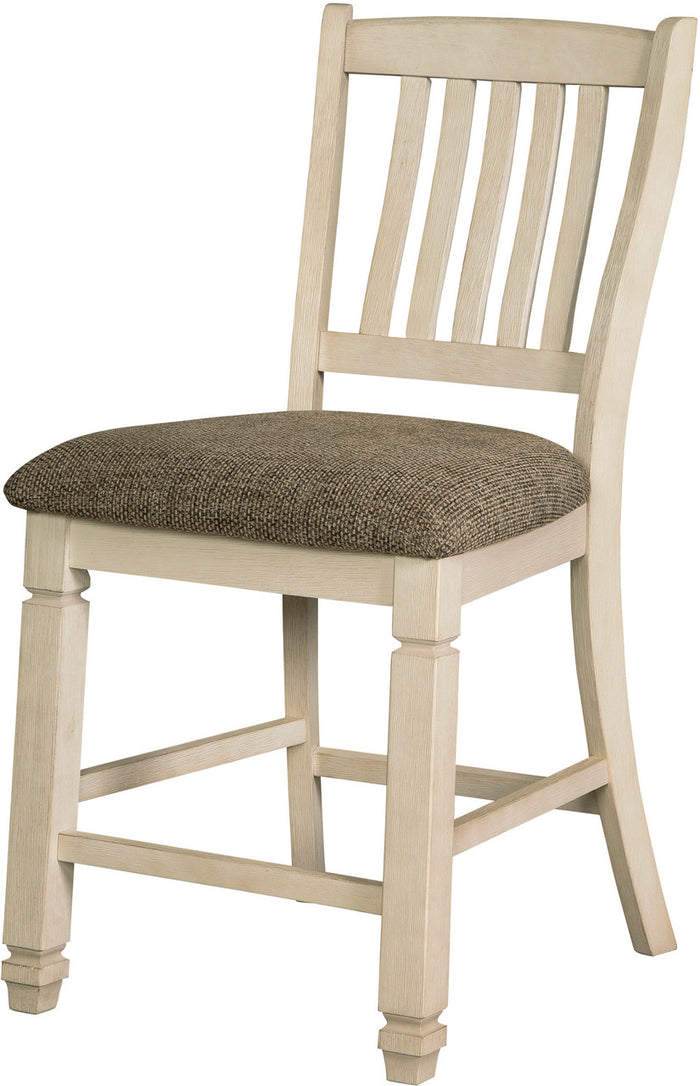 FLEMING White 20" Wide Counter Chair
