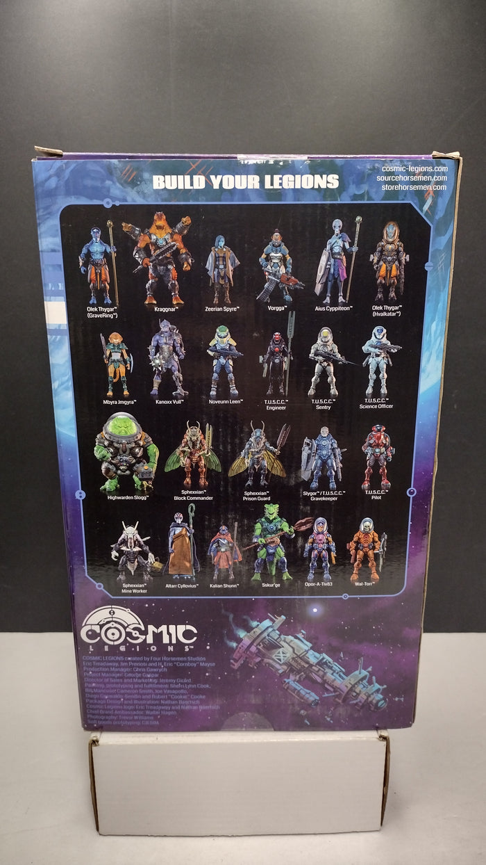 Four Horsemen Cosmic Legions SSKUR'GE Action Figure (Sealed in Box)