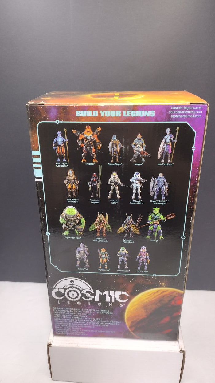 Four Horsemen Cosmic Legions T.U.5.C.C. Gravekeeper Action Figure (Sealed in Box)