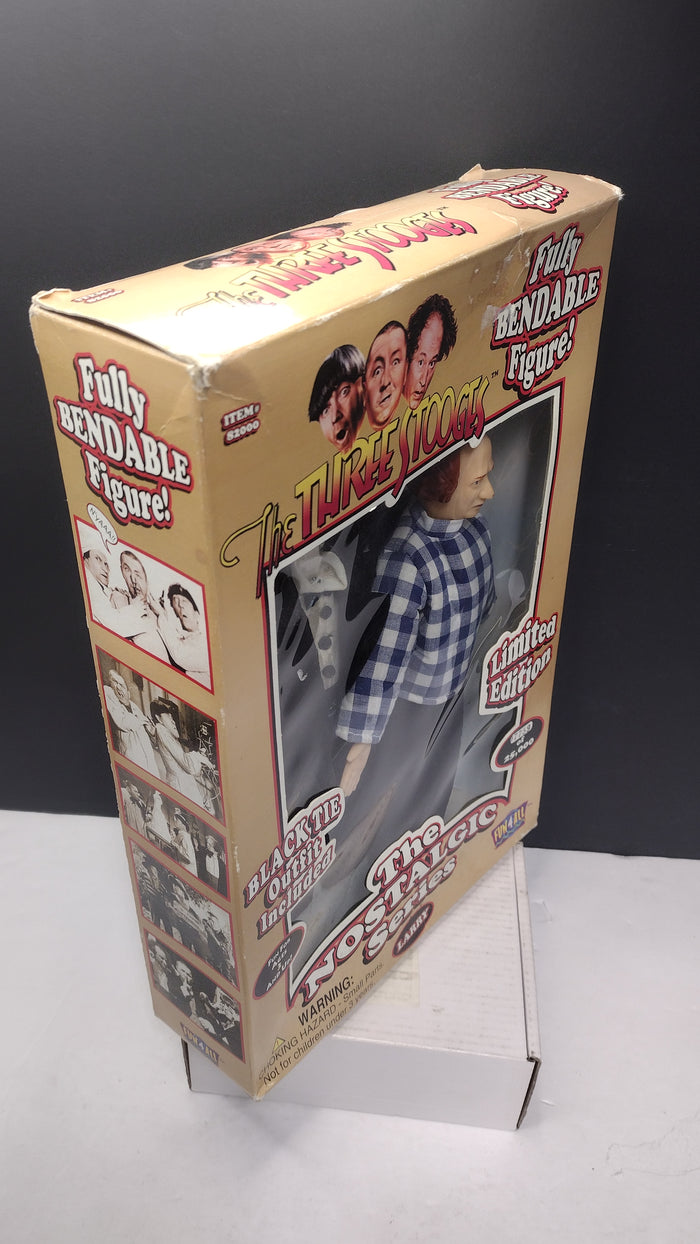 Fun4All The Three Stooges "Larry" Nostalgic Series Bendable Limited Edition Figure (1997 - Open Box / Complete in Packaging)