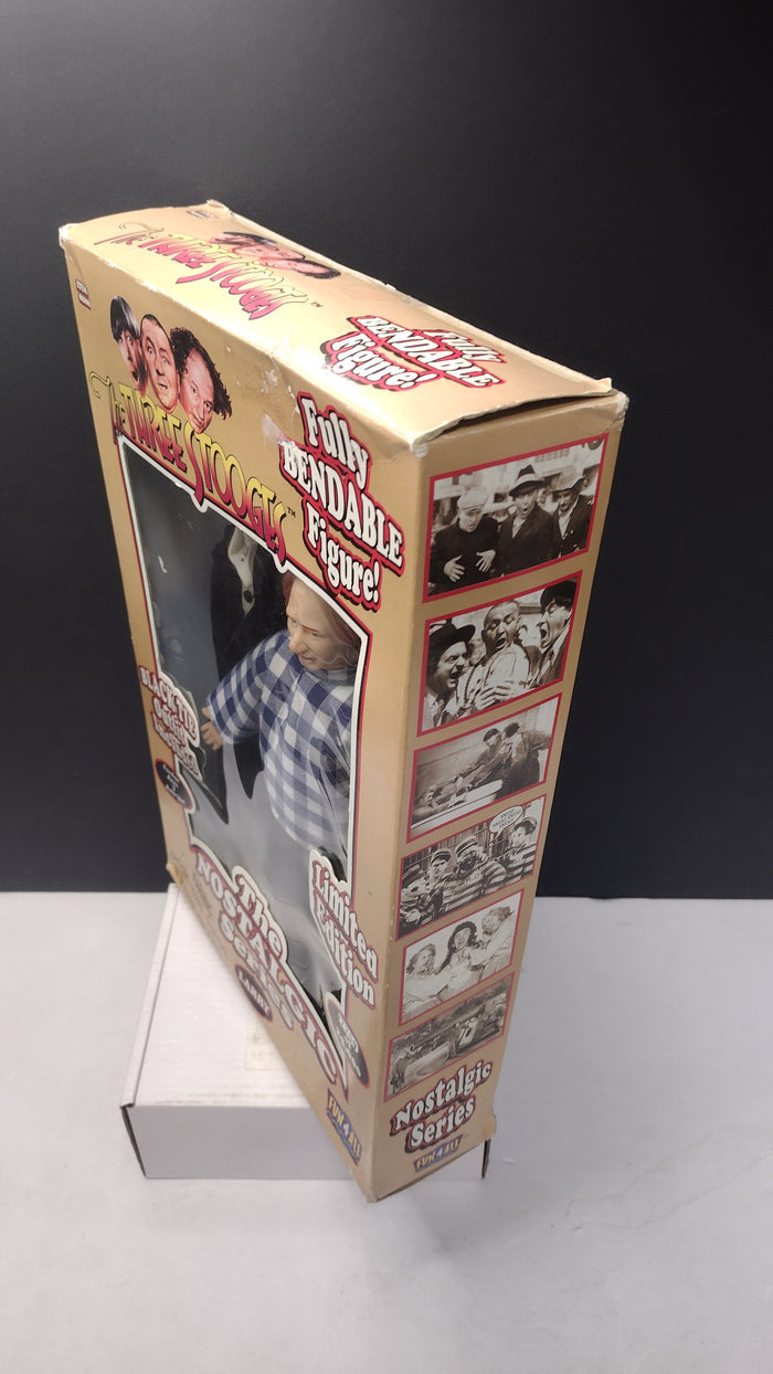 Fun4All The Three Stooges "Larry" Nostalgic Series Bendable Limited Edition Figure (1997 - Open Box / Complete in Packaging)