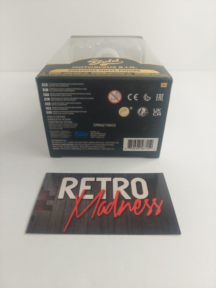 Funko Gold Notorious B.I.G. Premium Vinyl Figure