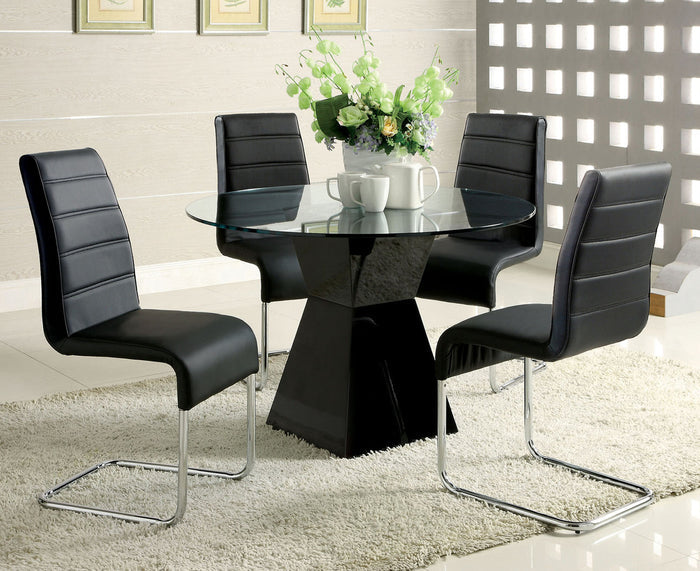 GARIN Black 17" Wide Dining Chair