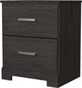 GATELL Charcoal 22" Wide Nightstand