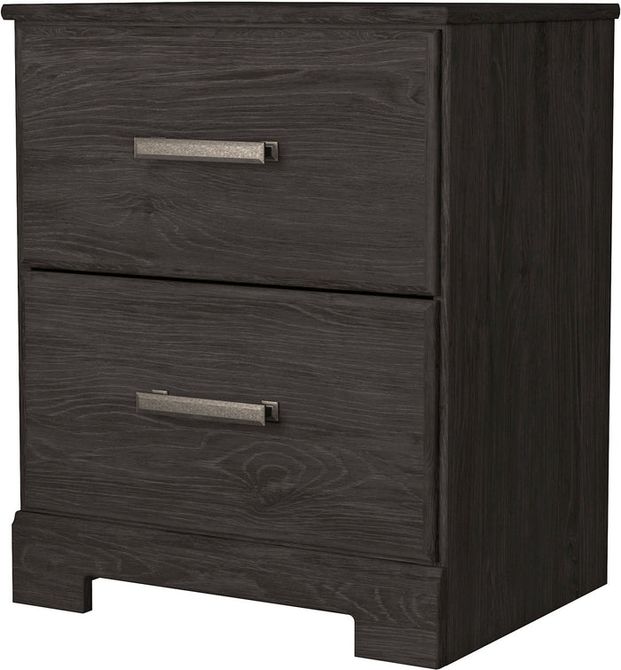 GATELL Charcoal 22" Wide Nightstand
