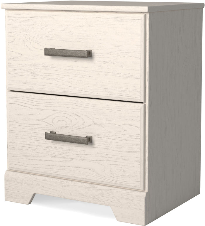 GATELL White 22" Wide Nightstand