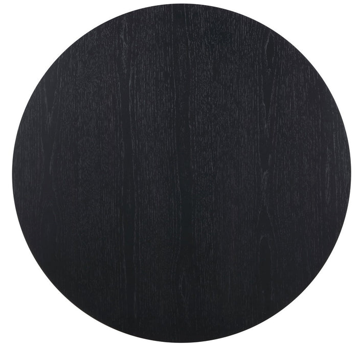 GAYLE Black 32" Wide Round Coffee Table