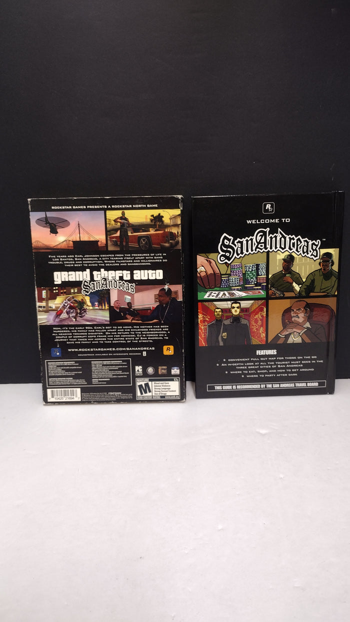 Grand Theft Auto San Andreas City Guides Strategy Book NO CD-ROM