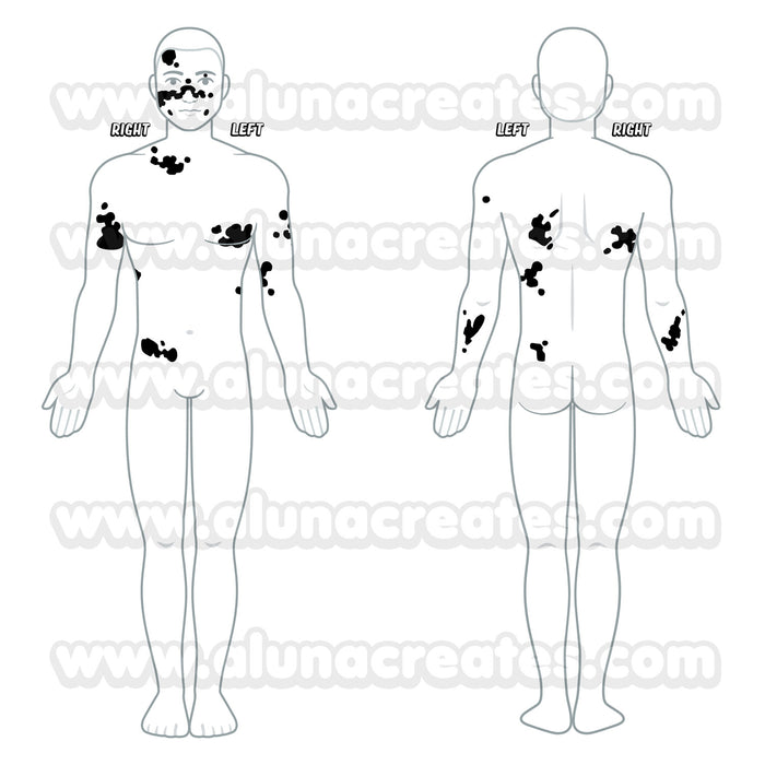 Gyutaro - Demon Slayer | Temporary Tattoos | FULL SET - AlunaCreates