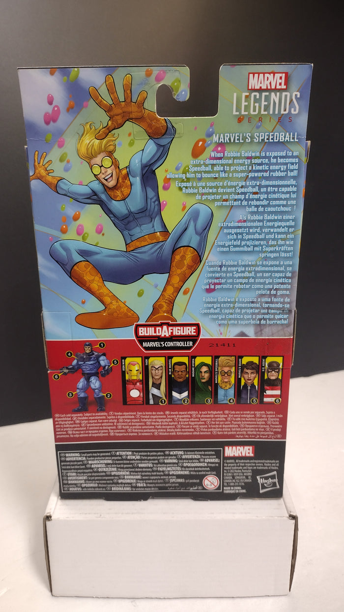 Hasbro Marvel Legends Series Marvel's Speedball 6-Inch Action Figure (Open Box / Missing BAF)