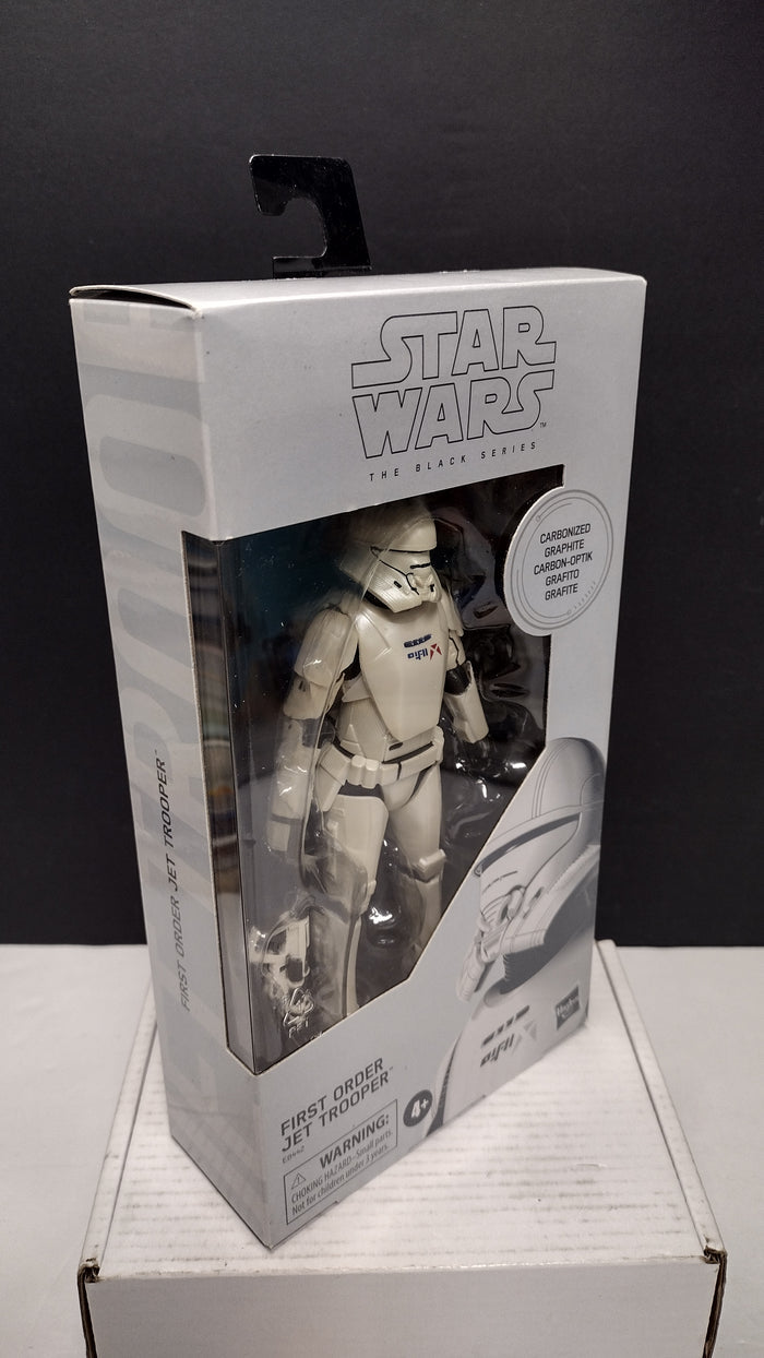 Hasbro Star Wars The Black Series First Order Jet Trooper Carbonized Collection 6" Action Figure (Walmart Exclusive - Brand New & Factory Sealed)
