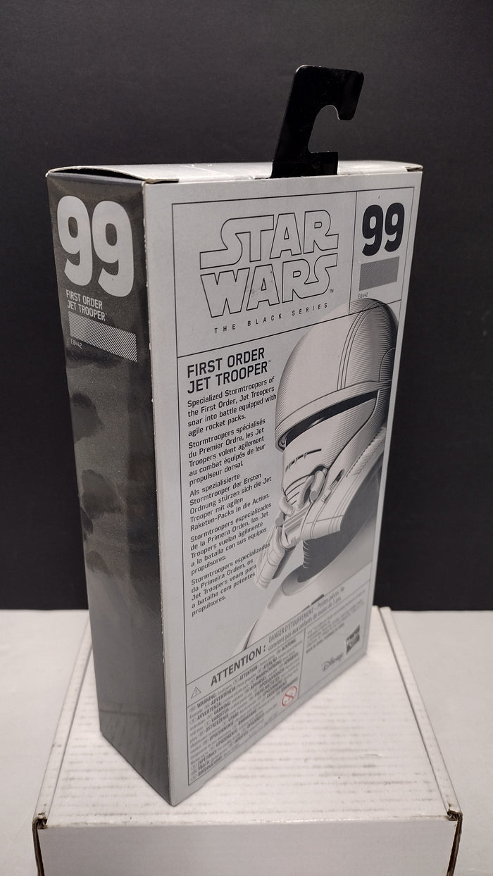 Hasbro Star Wars The Black Series First Order Jet Trooper Carbonized Collection 6" Action Figure (Walmart Exclusive - Brand New & Factory Sealed)