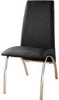 HEIZER Black 17" Wide Dining Chair
