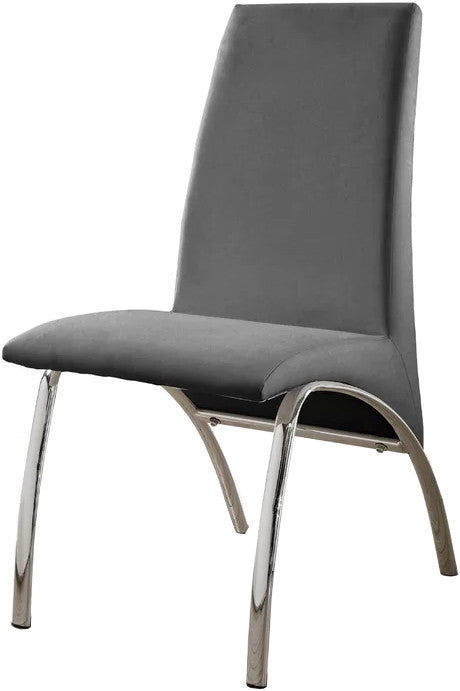 HEIZER Gray 17" Wide Dining Chair