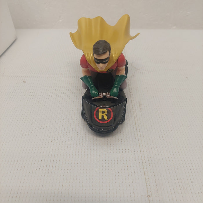 Hot Wheels Elite Batman Classic TV Series Batcycle with Batman and Robin