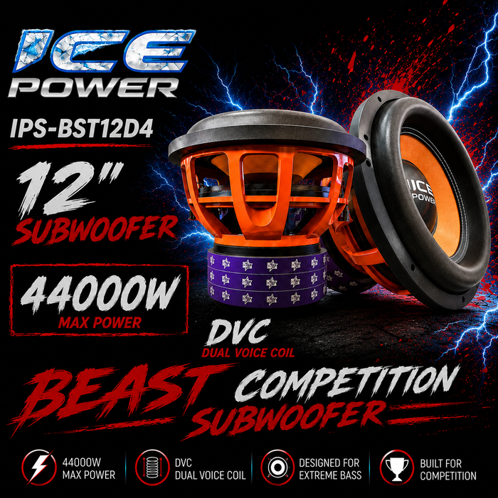 Ice Power Beast Competition Series D4 Subwoofer 44000W