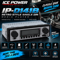 Ice Power IP-D141B Retro Style Single Din Media Player