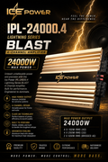 Ice Power IPL-24000.4 Lightning Series Blast 4-Channel Amplifier (24000W)