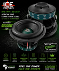 Ice Power IPS-WF12COMP 12″ African King Competition Series DVC D4 Subwoofer 40000W