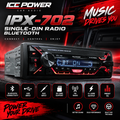 Ice Power IPX-702 Single-DIN Radio Bluetooth