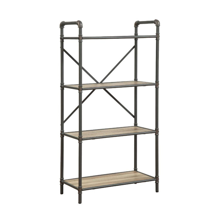 26"W x 14"D x 49"H / Sandy Gray