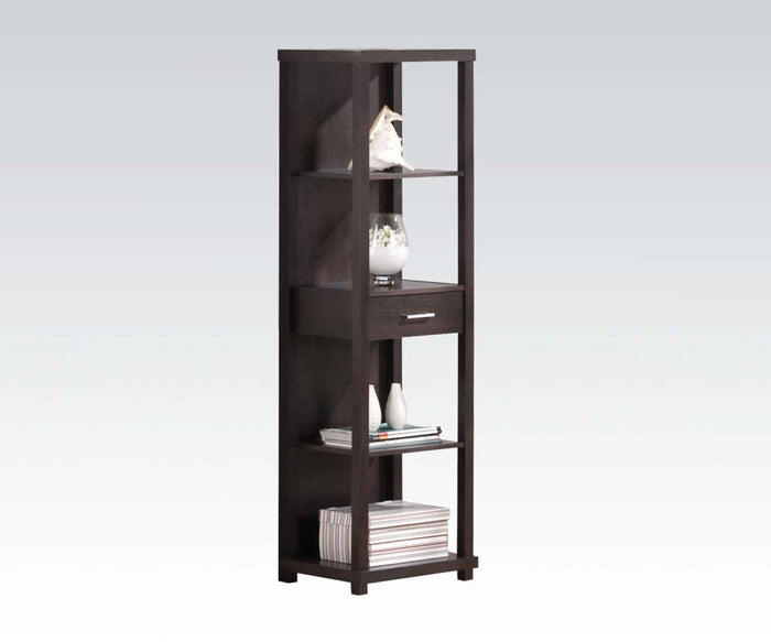 Jafar Espresso Bookcase