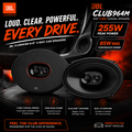 JBL CLUB964M 255w 85rms 6×9″ 3-way Speakers