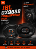 JBL GX9638 210w 6×9″ 3-way Speakers