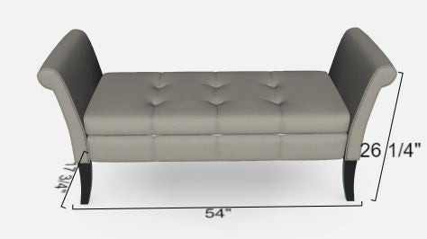 JESSICA Beige Storage Bench