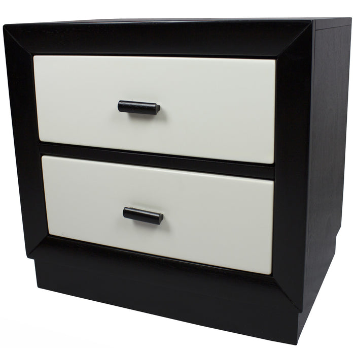 Johnny Black & White Nightstand