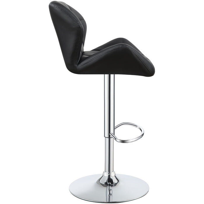 KAXEL Black 21" Wide Bar Stool