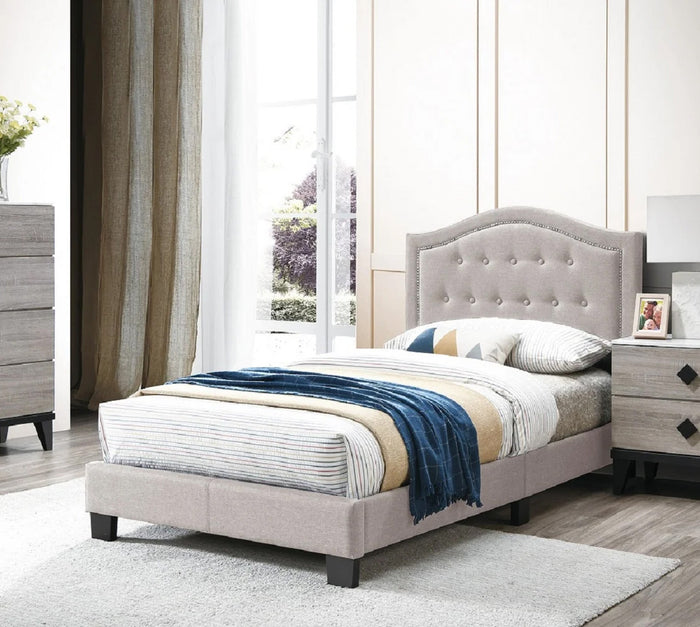 KAYA Brown Platform Bed