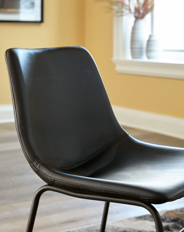 KAYCE Black 19" Wide Barstool